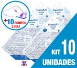 Kit C/10 Unidades Fresubin Original Fibre 1000Ml + 10 Equipos Dupla Via