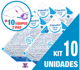 Kit C/10 Unidades Fresubin Energy Fibre 500Ml + 10 Equipos Dupla Via