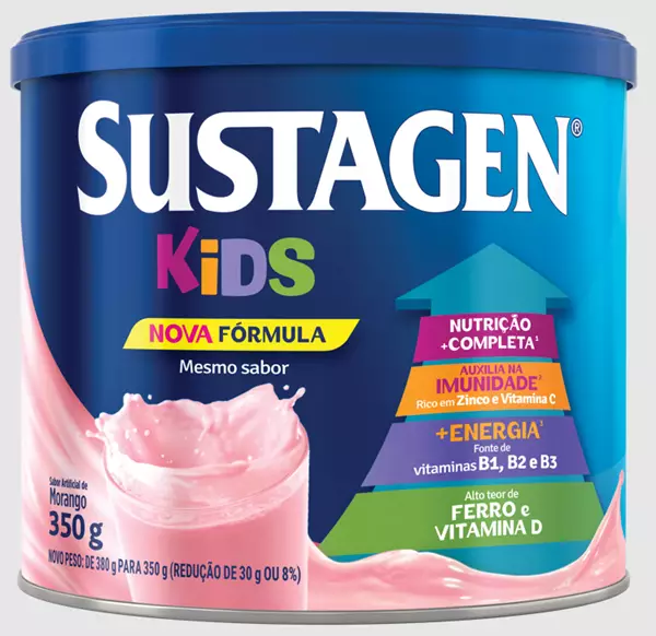 Sustagen Kids Morango 350G