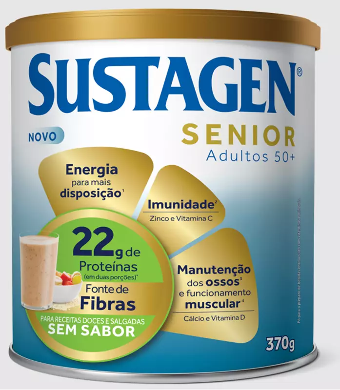 Sustagen Senior Sem Sabor 370g