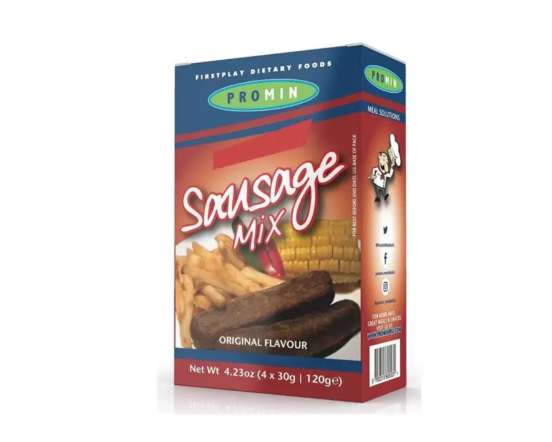 Sabor artificial de salsicha 120 g - 4 sachês de 30 g 